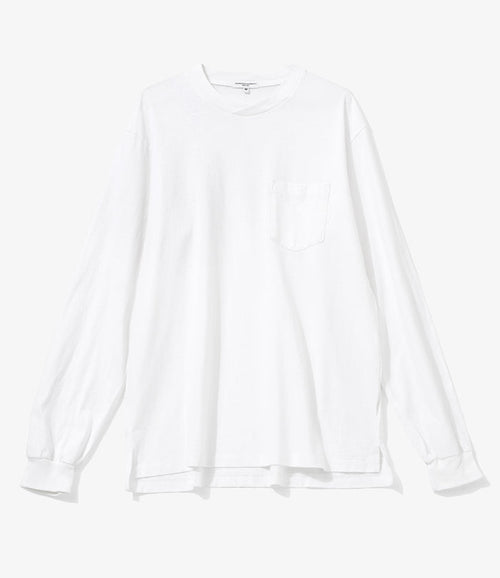 L/S Crew Neck Tee - Nepenthes Special - White