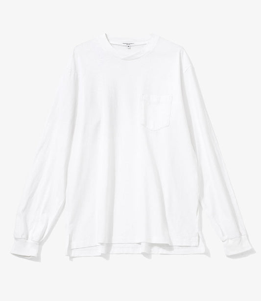 L/S Crew Neck Tee - Nepenthes Special - White