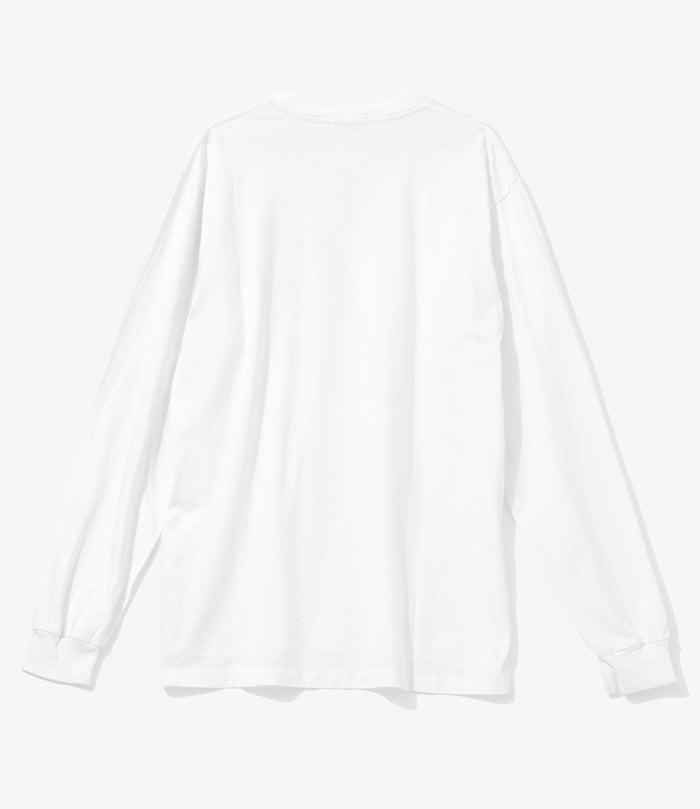 L/S Crew Neck Tee - Nepenthes Special - White