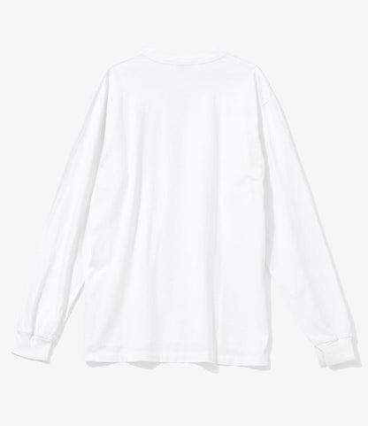 L/S Crew Neck Tee - Nepenthes Special - White