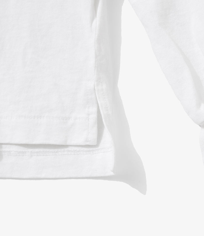 L/S Crew Neck Tee - Nepenthes Special - White