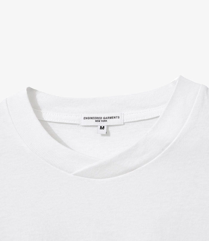 L/S Crew Neck Tee - Nepenthes Special - White