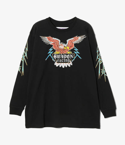 L/S Tee - Black - Eagle