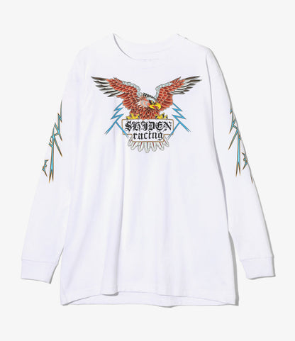 L/S Tee - White - Eagle
