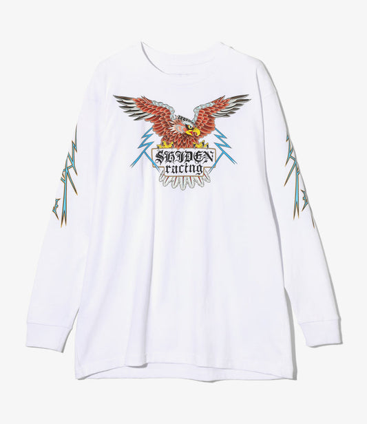 L/S Tee - White - Eagle