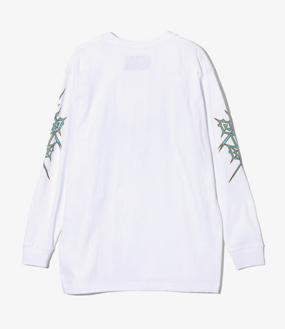 L/S Tee - White - Eagle