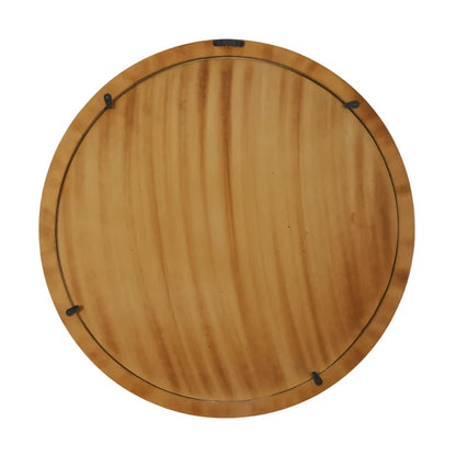 make to order round black white striped radial pattern wall hanging mirror frame 18