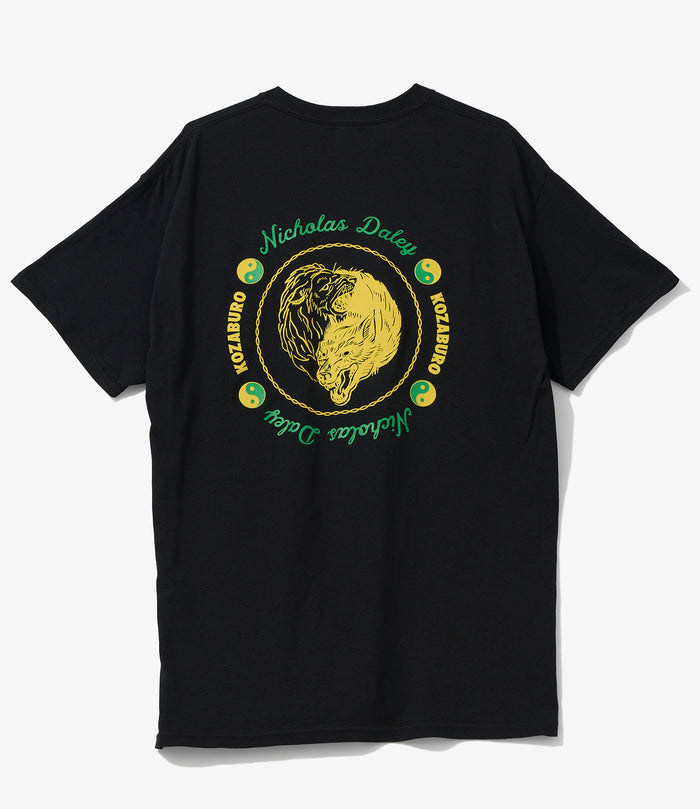 N.D. x Kozaburo x NNY - Ying Yang Tee - Black