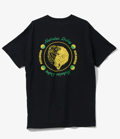 N.D. x Kozaburo x NNY - Ying Yang Tee - Black