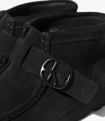 Needles x Clarks - Wallabee Strap Boots - Black