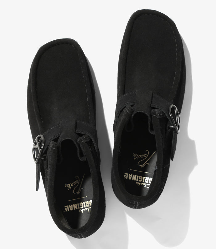 Needles x Clarks - Wallabee Strap Boots - Black