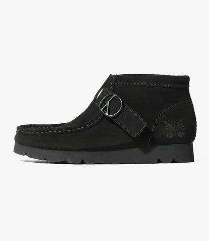Needles x Clarks - Wallabee Strap Boots - Black