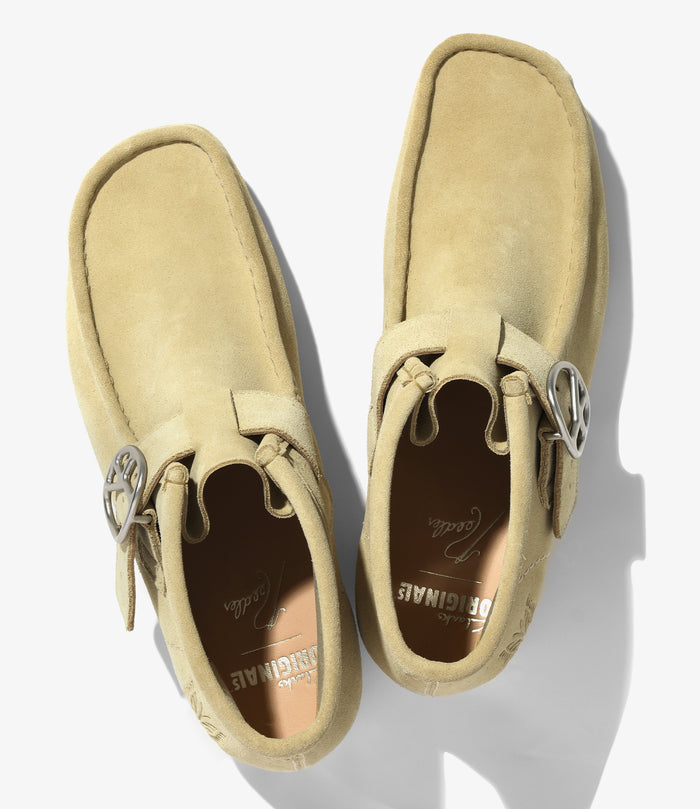 Needles x Clarks - Wallabee Strap Boots - Maple