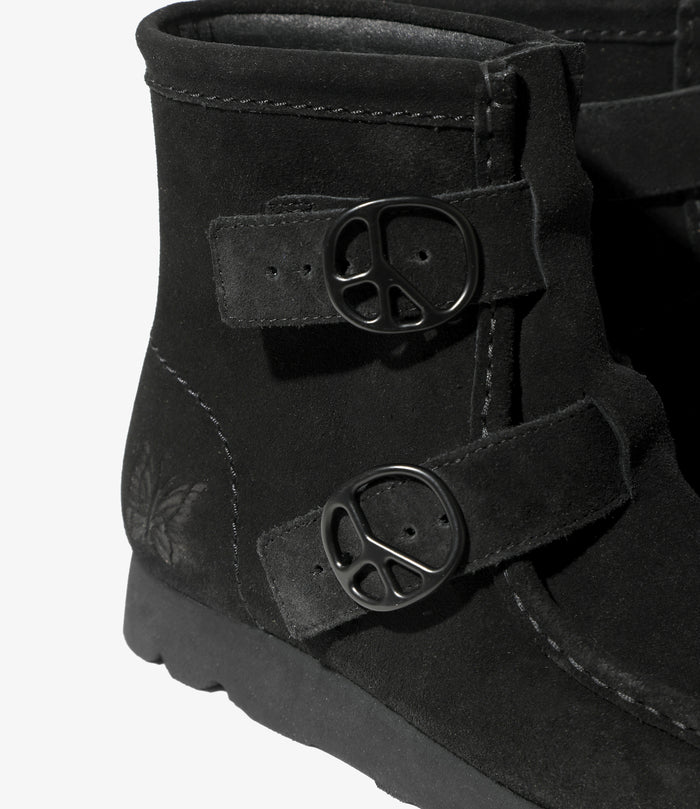Needles x Clarks - Wallabee Strap Hi - Black