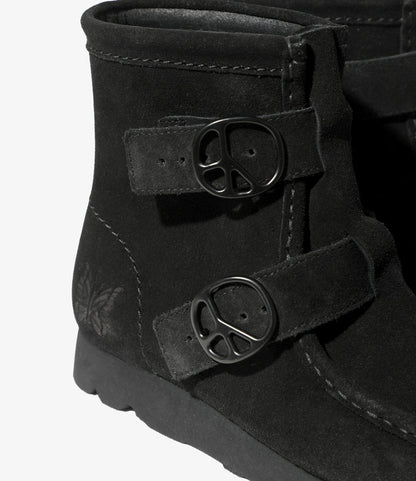 Needles x Clarks - Wallabee Strap Hi - Black