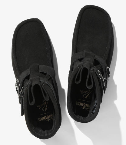 Needles x Clarks - Wallabee Strap Hi - Black