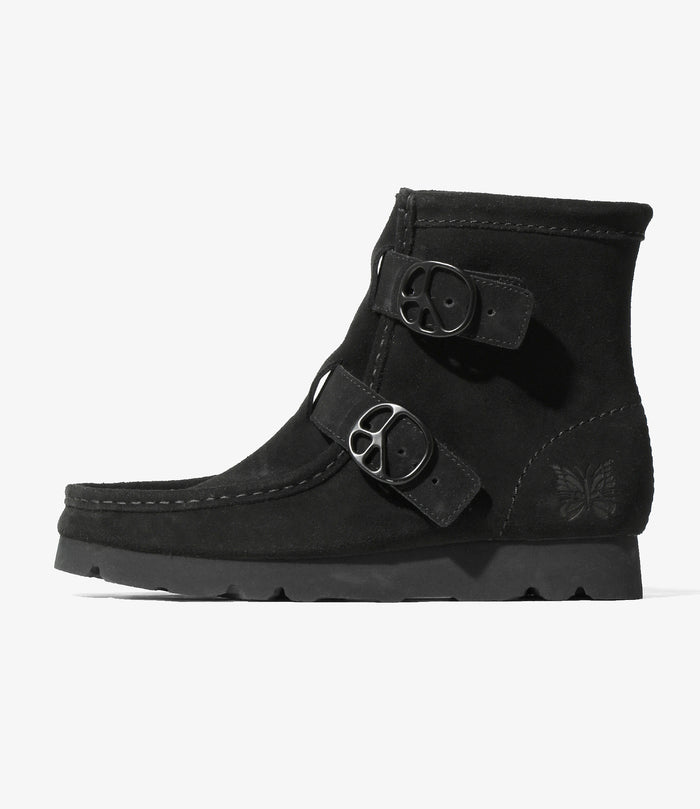 Needles x Clarks - Wallabee Strap Hi - Black
