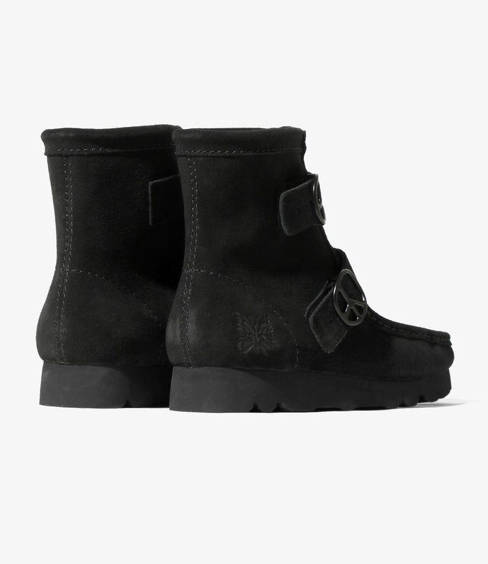 Needles x Clarks - Wallabee Strap Hi - Black