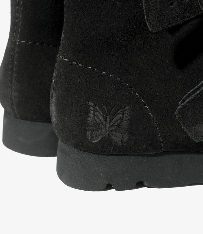 Needles x Clarks - Wallabee Strap Hi - Black