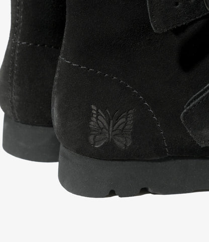 Needles x Clarks - Wallabee Strap Hi - Black