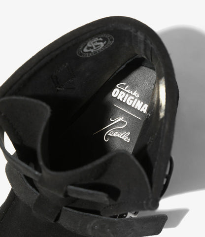 Needles x Clarks - Wallabee Strap Hi - Black