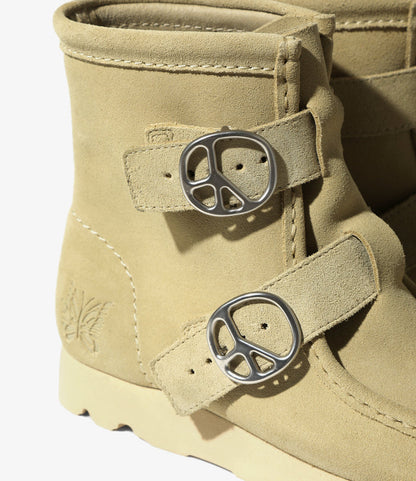 Needles x Clarks - Wallabee Strap Hi - Maple