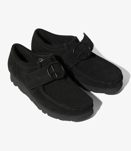 Needles x Clarks - Wallabee Strap Low - Black