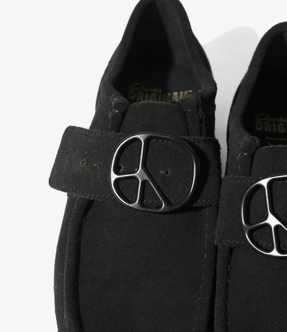 Needles x Clarks - Wallabee Strap Low - Black