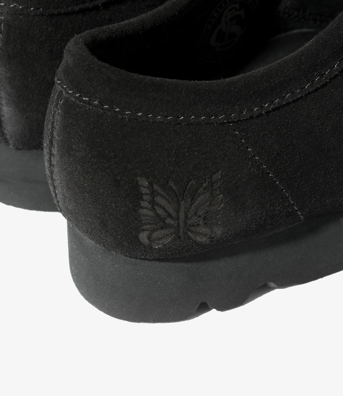 Needles x Clarks - Wallabee Strap Low - Black