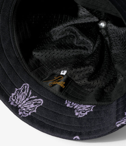 Needles x Kae Tanaka Bermuda Hat - Black - Poly Jacquard