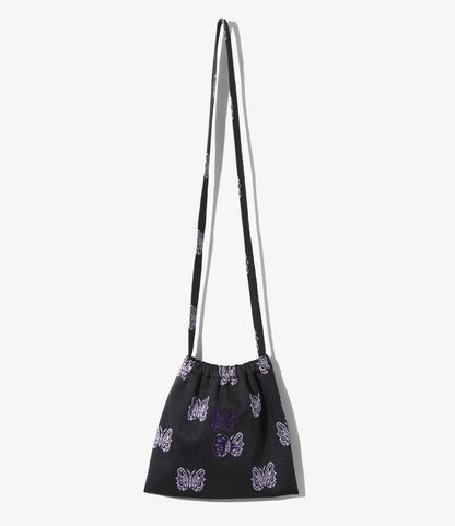 Needles x Kae Tanaka Elastic Pochette - Black - Poly Jacquard
