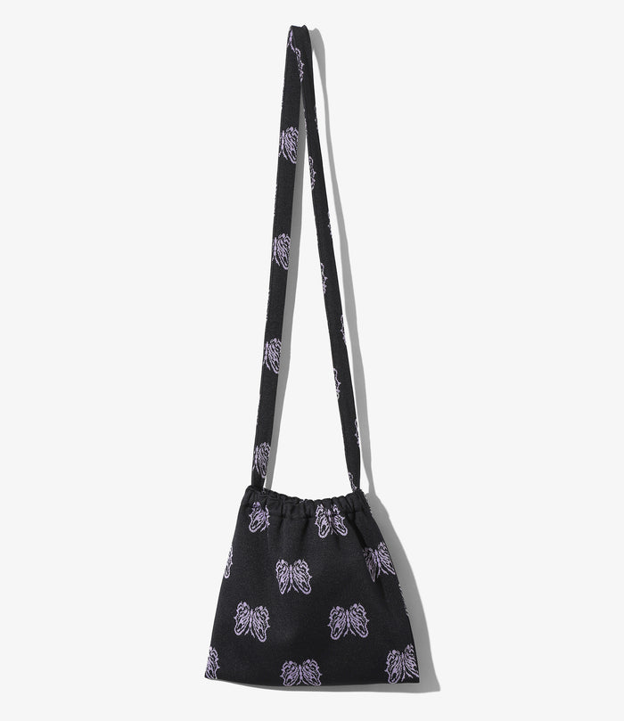 Needles x Kae Tanaka Elastic Pochette - Black - Poly Jacquard