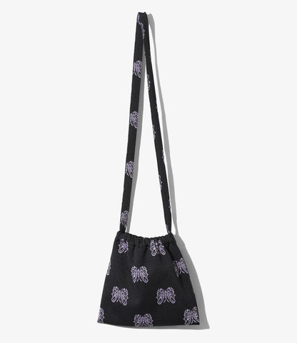 Needles x Kae Tanaka Elastic Pochette - Black - Poly Jacquard
