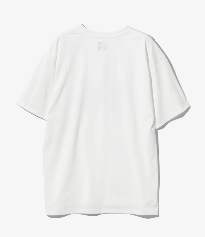 Needles x Kae Tanaka S/S Crew Neck Tee - Off White - Poly Jersey / KT Papillon