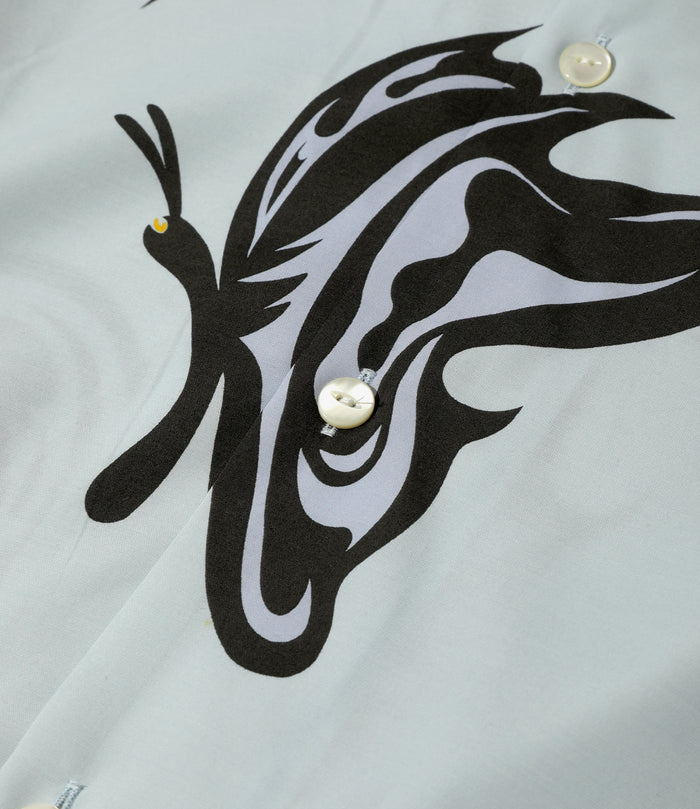 Needles x Kae Tanaka S/S One-Up Shirt - Lt. Blue - KT Papillon