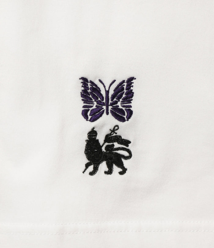 Needles x Sasquatchfabrix - Slowgun Tee - White - Peace to World