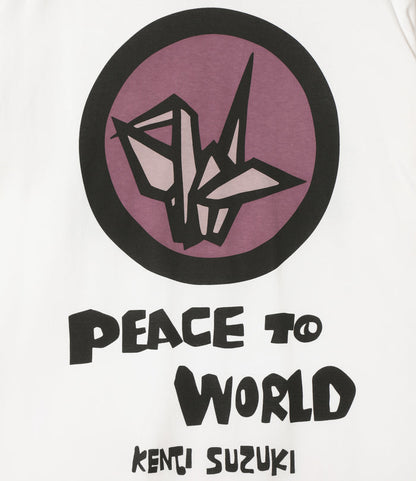 Needles x Sasquatchfabrix - Slowgun Tee - White - Peace to World