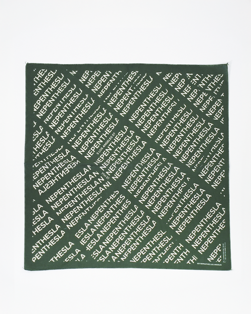 Nepenthes Los Angeles - Map Bandana - Olive