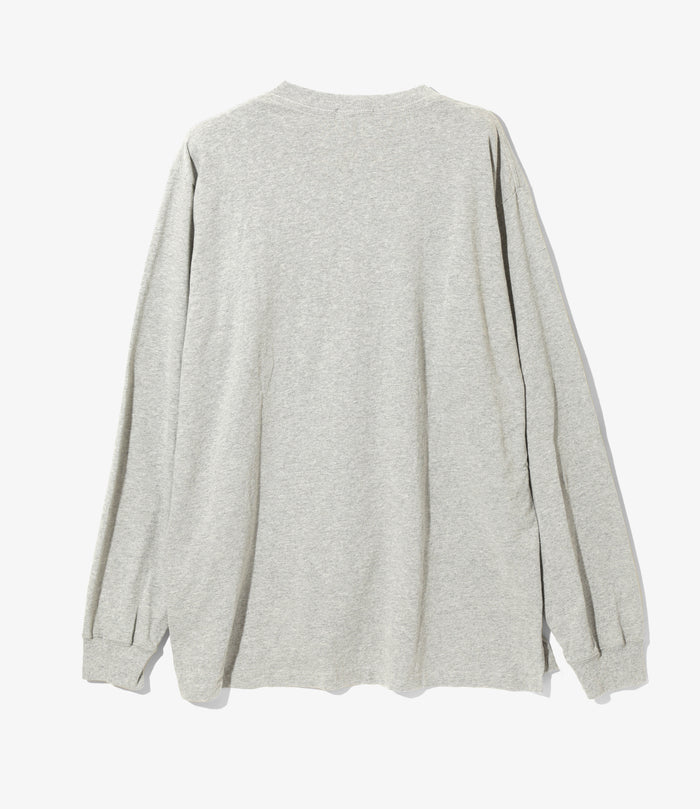 Nepenthes Special - L/S Crew Neck Tee - Heather Grey