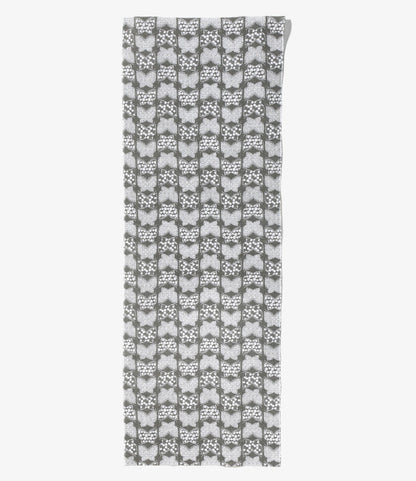 Nepenthes Special - Tenugui - Charcoal - Papillon Print