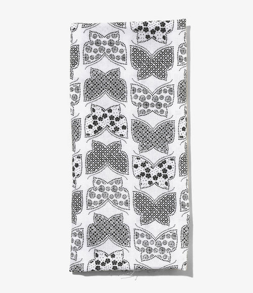 Nepenthes Special - Tenugui - White - Papillon Print