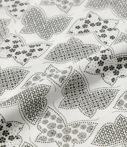 Nepenthes Special - Tenugui - White - Papillon Print