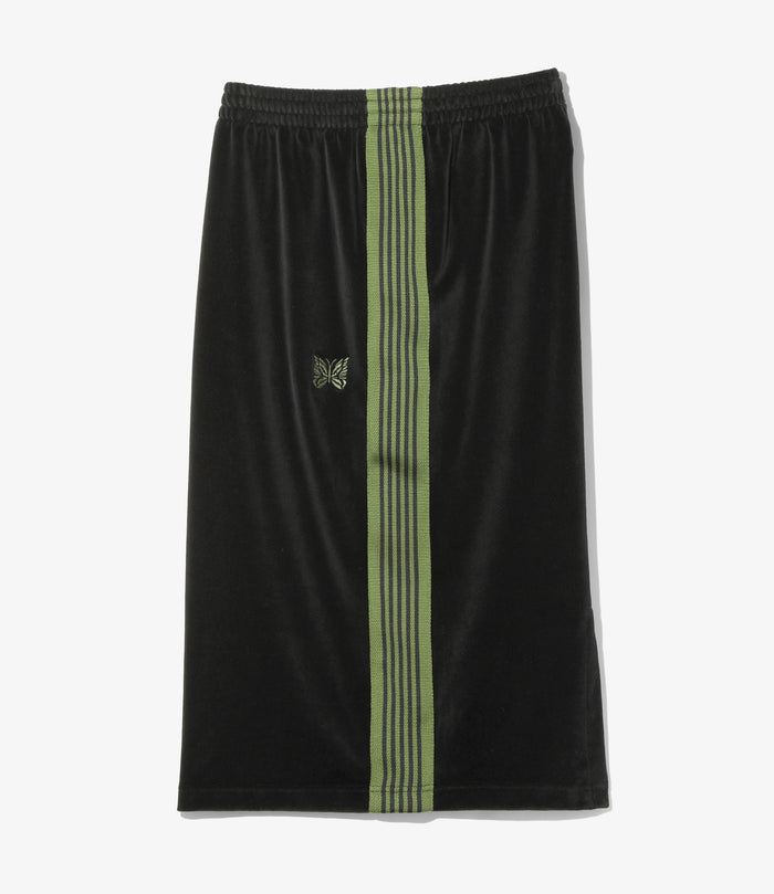 Nepenthes Special - Women's Pencil Skirt - Black - C/PE Velour