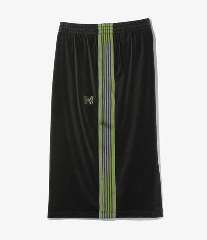 Nepenthes Special - Women's Pencil Skirt - Black - C/PE Velour