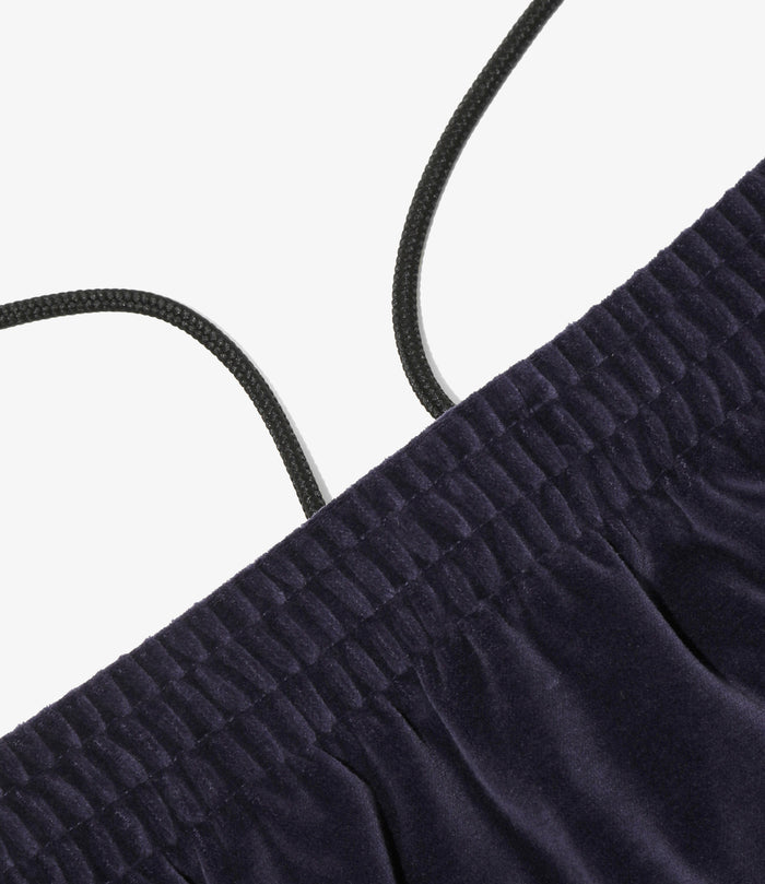 Nepenthes Special - Women's Pencil Skirt - Navy - C/PE Velour