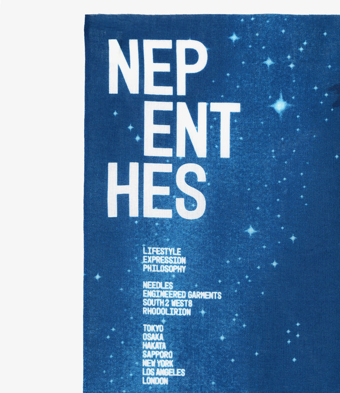 Nepenthes x Kazuhiro Ota - Tenugui Bandana - Starry Sky