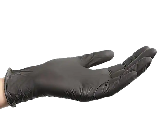 Nitrile Gloves Powder Free Black (10x95 ct) - xlrg