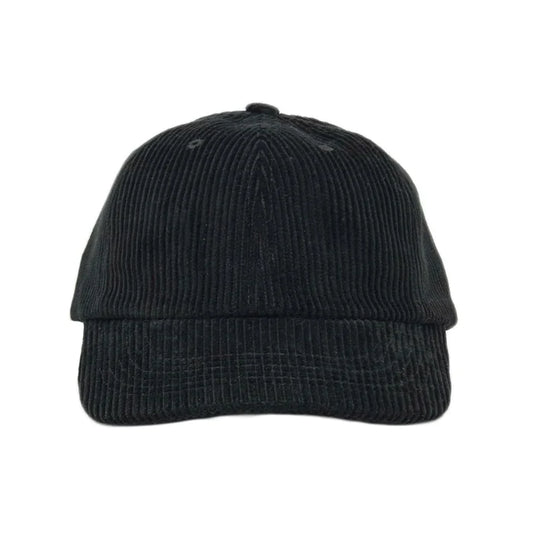 NLA x WHR - Cord Hat - Black Cotton 8W Corduroy