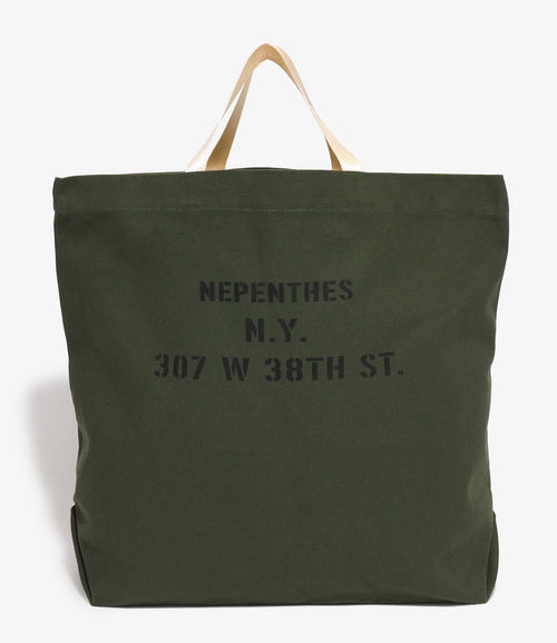 NNY Canvas Tote Bag - Small - Olive - Recycled Canvas