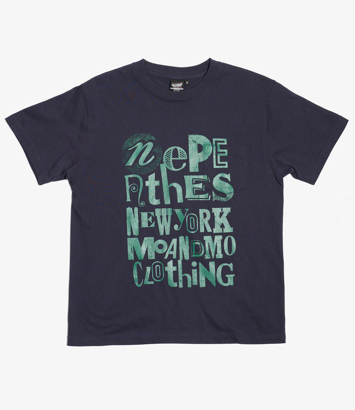 NNY x MOANDMO - Typography T-Shirt - Navy